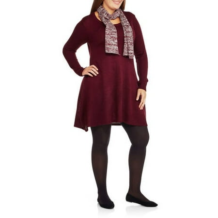 No Comment Women's Plus 2fer Sweater Dre