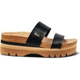 thumbnail image 2 of Reef Cushion Vista Higher Women's Slide Sandals - Black, 2 of 5