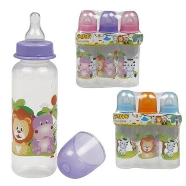 DDI 2326795 Assorted Easy Grip Baby Bottle Pack of 3 Case of 48