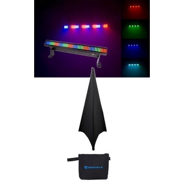 Chauvet COLORSTRIP MINI DMX LED Multi-Color DJ Light Bar Color Strip Free Scrim