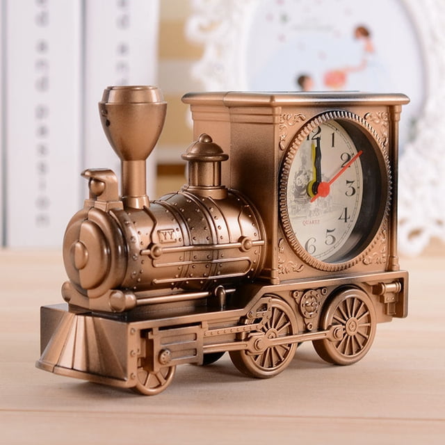EGNMCR Modèle de Locomotive Réveil a Clock
