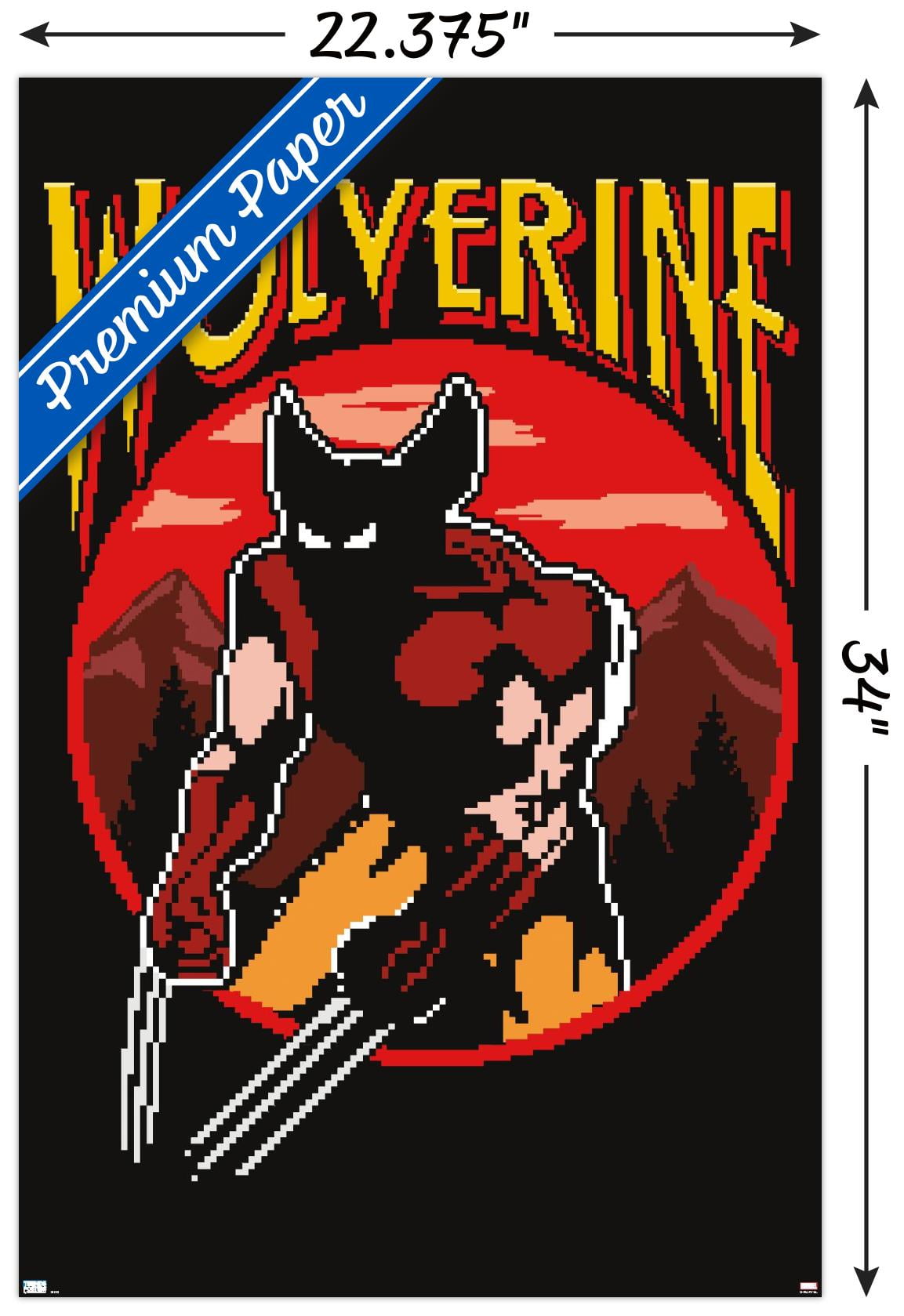 Marvel Comics - Wolverine - Retro Gaming Wall Poster, 22.375" x 34"