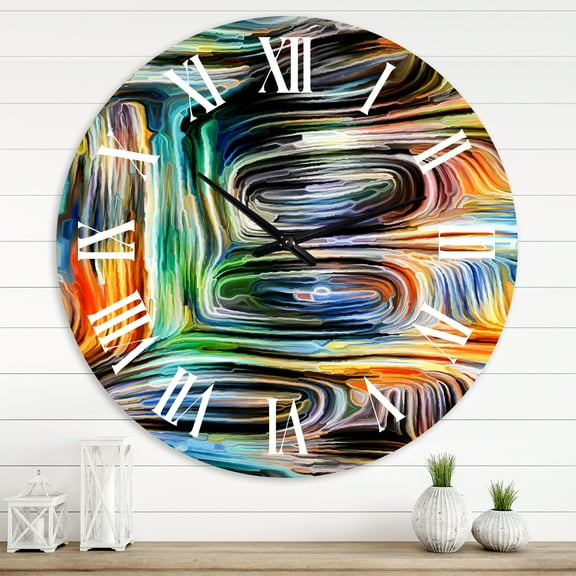 Designart 1 in Modern,Contemporary Wall Clock
