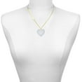 thumbnail image 2 of Delight Jewelry Acrylic Large Imitation Pearl Heart - Gold-tone Class of 2026 Delicate Bar Necklace, 18.75", 2 of 4
