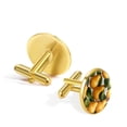 thumbnail image 3 of Pear Elegant Stainless Steel Cufflink Set for Formal Attire, Made of High-Quality Stainless Steel, for Business Meetings and Special Events, 3 of 6