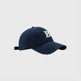 thumbnail image 4 of Riforla B Letter Embroidery Baseball Cap Unisex Korean Fashion and Versatile Cap Hats for Woman Navy, 4 of 4