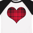 thumbnail image 4 of Inktastic Red Plaid Heart Boys or Girls Toddler T-Shirt, 4 of 5