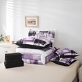 thumbnail image 6 of Castle Fairy Abstract Rectangle 7-Piece Bedding Comforter Set for Teens Men Women,Geometric Theme King Bedding Sets,Black Purple Ultra Soft Bed Sheets,Super Cozy Room Decor, 6 of 8