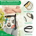 thumbnail image 6 of Cute Sushi Waist Apron Adjustable Server Half Apron Kitchen Cooking with 3 Pockets for Men Women, 6 of 7