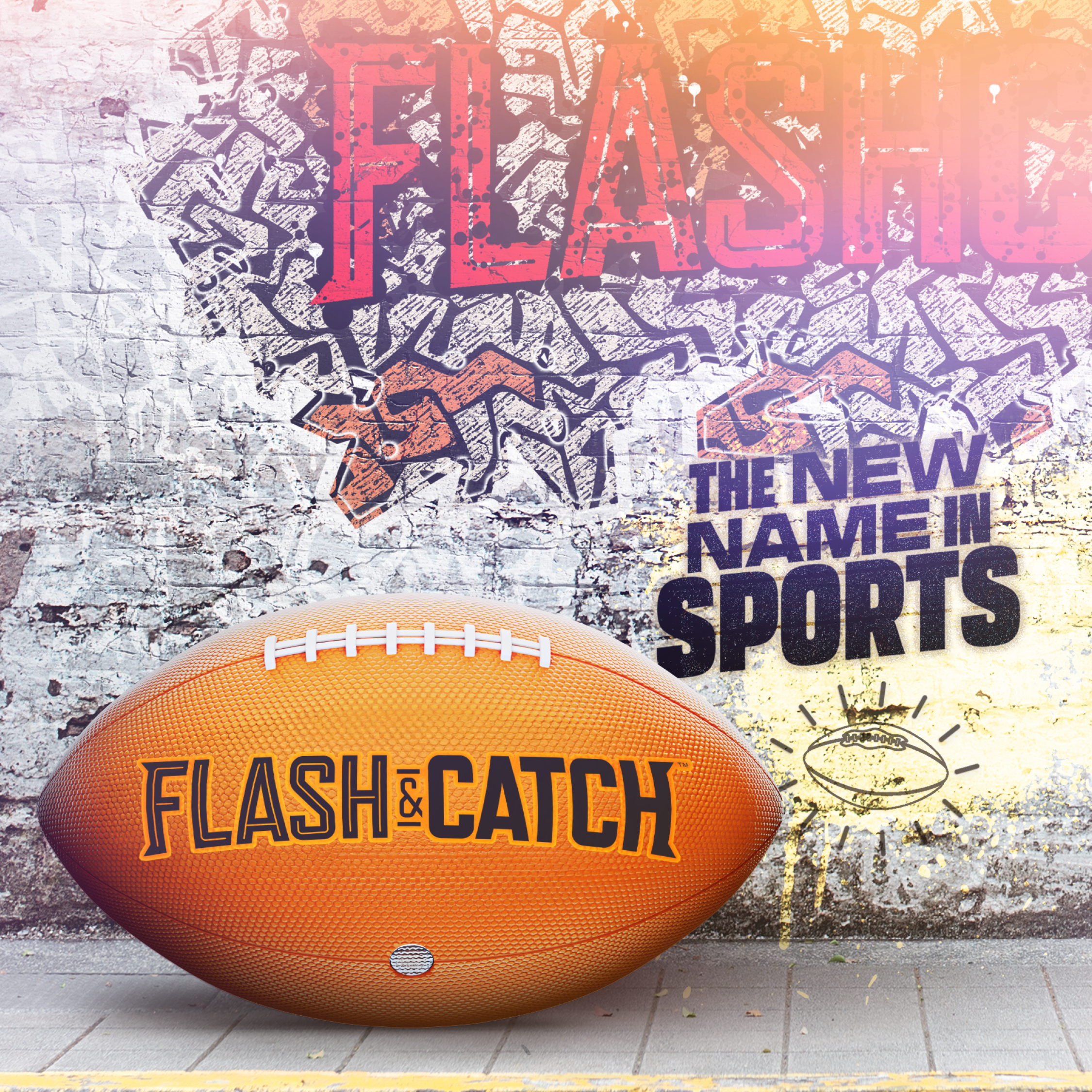 Light-up Football - NO 6 - Glow-in-the-Dark Ball - Outdoor Sports Gifts for Boys Ages 8-15+ Years