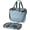 Tide Foam/Green Gable, variant on CleverMade Gear Hauler Pro 55L Collapsible Heavy-Duty Utility Tote, Ocean/Cognac