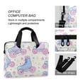 thumbnail image 4 of FORMRS 16" Laptop Sleeve Bag Carrying Case with Handle Travel Shoulder Briefcase, Pink Skates, 4 of 8