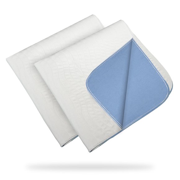 Gogreen Waterproof Incontinence Reusable Underpads, Washable & Absorbent Mattress Pad for Potty Training, Adult, Kids, Dogs (34" x 36", 2pcs)