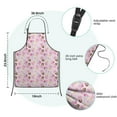 thumbnail image 3 of Princess Castle Pattern Kids Aprons for Girls and Boys,Adjustable Neck Strap Toddler Aprons for Kids Cooking Baking, 3 of 6