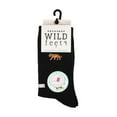thumbnail image 2 of WILDFEET - Lot de 3 Chaussettes Brodées en Coton Riche pour Femmes pour Usage Quotidien / Design Animal / Décontracté, 2 of 2