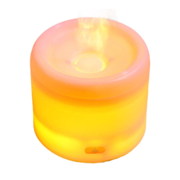 Pequeño humidificador difusor de aceites esenciales de 300 ml con luz colorida para la oficina en casa