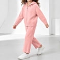 thumbnail image 7 of Cethrio Girls Knitted Outfit Sets, Fall 2 Piece Long Sleeve Casual Girls' Clothing Sets Pink Size 6, 7 of 7