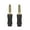 Black, variant on Stable Transmission Headset Adapter 2Pcs4.4mm Earphone Plug Universal Audio Plug