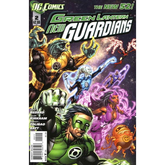 Green Lantern: New Guardians #2 VF ; DC Comic Book