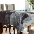 thumbnail image 4 of Yayeee Tablecloths for Rectangular Tables 60 x 90 inch Party Table Cover, River and Mountains, 4 of 6