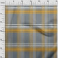 thumbnail image 2 of oneOone Cotton Poplin Gray Fabric Madras Check Fabric For Sewing Printed Craft Fabric By The Yard 56 Inch Wide, 2 of 4