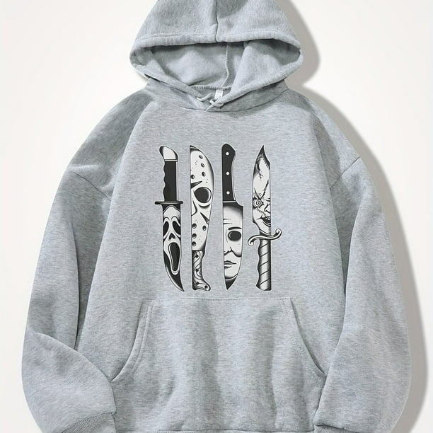 Horror Movies Characters Print Hoodie Hoodies Para Hombres Sudadera Con Capucha Casual Para Hombres Con Diseno Grafico Y Bolsillo Canguro Streetwear Para Invierno Otono Como Regalos Bodega Aurrera en ...
