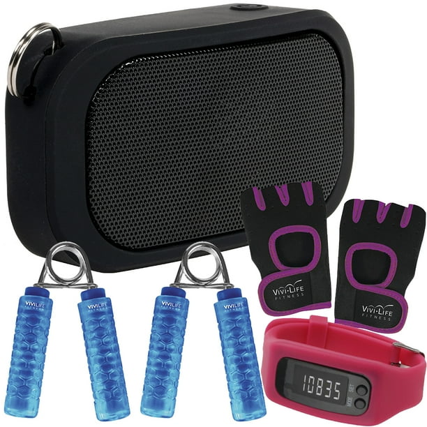 Vivitar Waterproof Portable Bluetooth Speaker with Active Fitness Kit