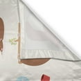 thumbnail image 3 of Ambesonne Sloth Kitchen Curtains, Funny Sluggard Animal, 55"x39", Brown Pale Pink Blue, 3 of 3