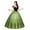 Skirt, variant on Adult Princess Anna Green Gown Cosplay Costume Off Shoulder Formal Party Dress