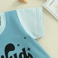 thumbnail image 6 of Bagilaanoe 2pcs Toddler Baby Boy Shorts Set Short Sleeve Contrast Color T Shirt Tops + Shorts 6M 12M 18M 24M 3T Kids Casual Summer Clothes, 6 of 9