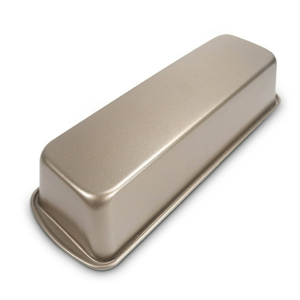 Toystoory Molde para tostadas antiadherente de acero al carbono Rectangular, resistente a altas temperaturas, moldes para hornear pan, Cocina y Comedor amarillo L