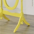 thumbnail image 2 of Roundhill Furniture Traditional Queen Anna Style Wood Floor Cheval Mirror, Yellow Finish, 2 of 5