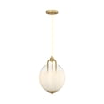 thumbnail image 2 of Innovations Lighting  Fall Brook - 3 Light 10" Cord Hung Pendant Matte White and Clear/Satin Nickel, 2 of 5