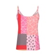 thumbnail image 3 of Gibobby Camiseta de tirantes con estampado de camisola para mujer, camiseta, blusa, camiseta sin mangas, cuello en V, tirantes finos(Rosa,XG), 3 of 4