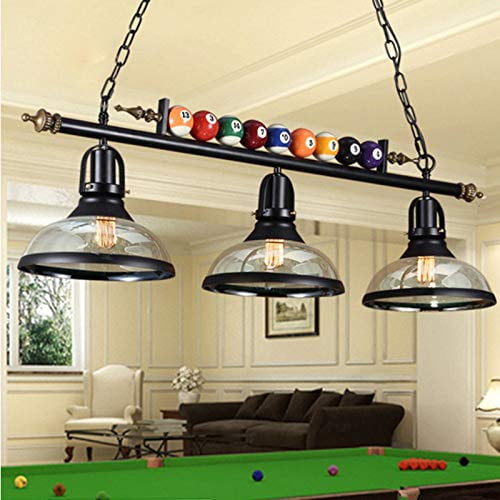 Imeshbean Hanging Pool Table Lights, Oil Rubbed Bronze Pool Table Light