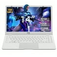 thumbnail image 1 of BREB Ordinateur Portable 14 Pouces FHD IPS Intel N150 12 Go LPDDR5, SSD 512 Go, Blanc, 1 of 15