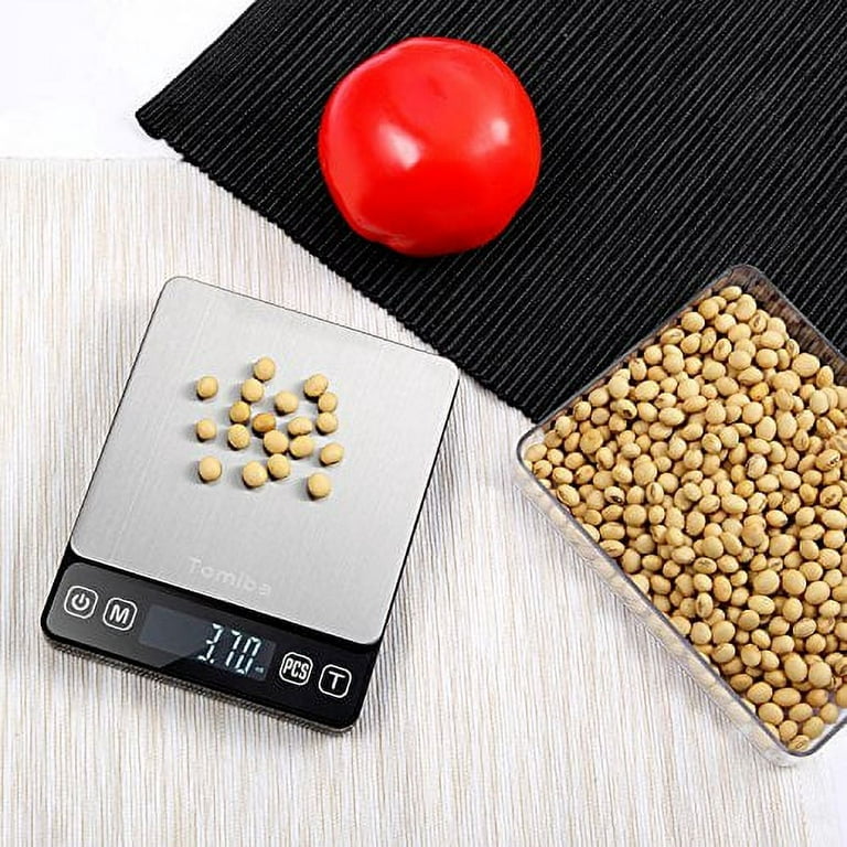 Digital Touch Pocket Scale 0.01oz - Tomiba 3000g Small Portable Electronic  Precision Scale (0.1g) Resolution 2 AAA Batteries Included 