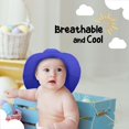 thumbnail image 5 of Protective Baby Sun Hat With UPF 50+ Protection Adjustable Infant Summer Beach Bucket Hats For Boy & Girl Breathable Toddler Swim Pool Play Sunhat With Wide Brim 2-5 Years Royel Blue (50-54 cm), 5 of 5