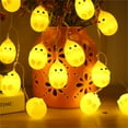 thumbnail image 6 of JeashCHAT Easter Decorations Easter Decorations,Easter Yellow Chicken Lamp Led Warm Light String, Hatching Chicken Lamp String, Battery Powered Easter Decorative Lamp String, 6 of 8