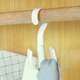 thumbnail image 3 of 4-claw Hanger 360 Degree Rotatable Multifunctional Kitchen Storage Hook For Hanging Bag Scarf Belt Clothes, 3 of 3