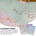 thumbnail image 3 of NICEXMAS 5- Floral Letter Writing Paper Set in Assorted Colors for Elegant Correspondence, 3 of 6