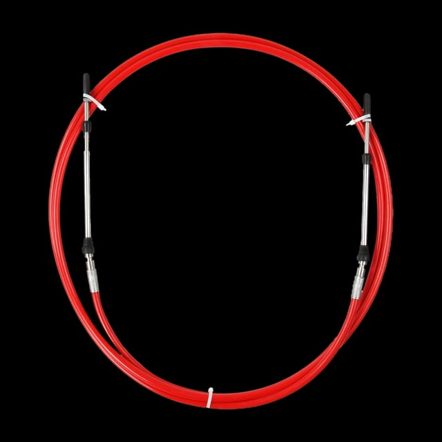 Cable de , control remoto, reemplaza barcos marinos para de dirección de motor de barco, rojo, tamaño a elegir 18 pies