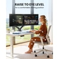 thumbnail image 2 of ErGear Dual Monitor Arm, Full Adjustable Monitor Mount for 13&ndash;32&Prime; Screens, Fast Install Computer Monitor Stand with Tool-Free VESA Mount,, 2 of 8