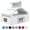White, variant on Utopia Home 100-Pack White Plastic Hangers with Hooks – Durable & Space-Saving