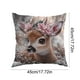 thumbnail image 3 of Fundas de almohada navideñas | Fundas decorativas para cojines de 45 x 45 cm | Tejido suave y afelpado con cremallera oculta para sofá, cama, sala de estar y decoración del hogar., 3 of 6