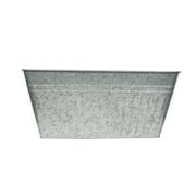 Better Homes & Gardens- Galvanized Large Rectangle Tub, BH28-056-099-29, 22 in L x 15 in W x 10 in H