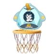 thumbnail image 1 of Basketball Hoop Set, Small Size Foldable Withstand 20KG PVC Material Small Basketball Goal  for Sports Orange,Cyan,Blue, 1 of 8