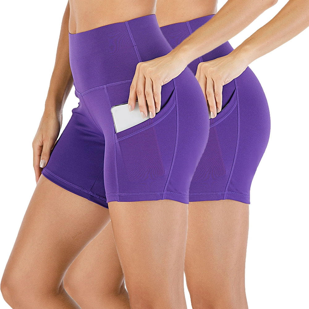 tummy control yoga shorts