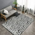 thumbnail image 2 of Wild Animal Leopard Print Shaggy Area Rug, Rugs for Living Room Bedroom Non Slip Door Mat Indoor Carpet Machine Washable Nursery Home Decor Floor Mats for Entryway 60x39in-#, 2 of 5