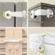 thumbnail image 4 of Cerradura De Seguridad Para Niños, Cerradura De Armario, Cerradura De Cajón, Cerradura De Puerta, Cerradura De Armario De Seguridad, Instalación Sin Taladro, Hebillas Dobles Yuarrent BA000782-01, 4 of 7